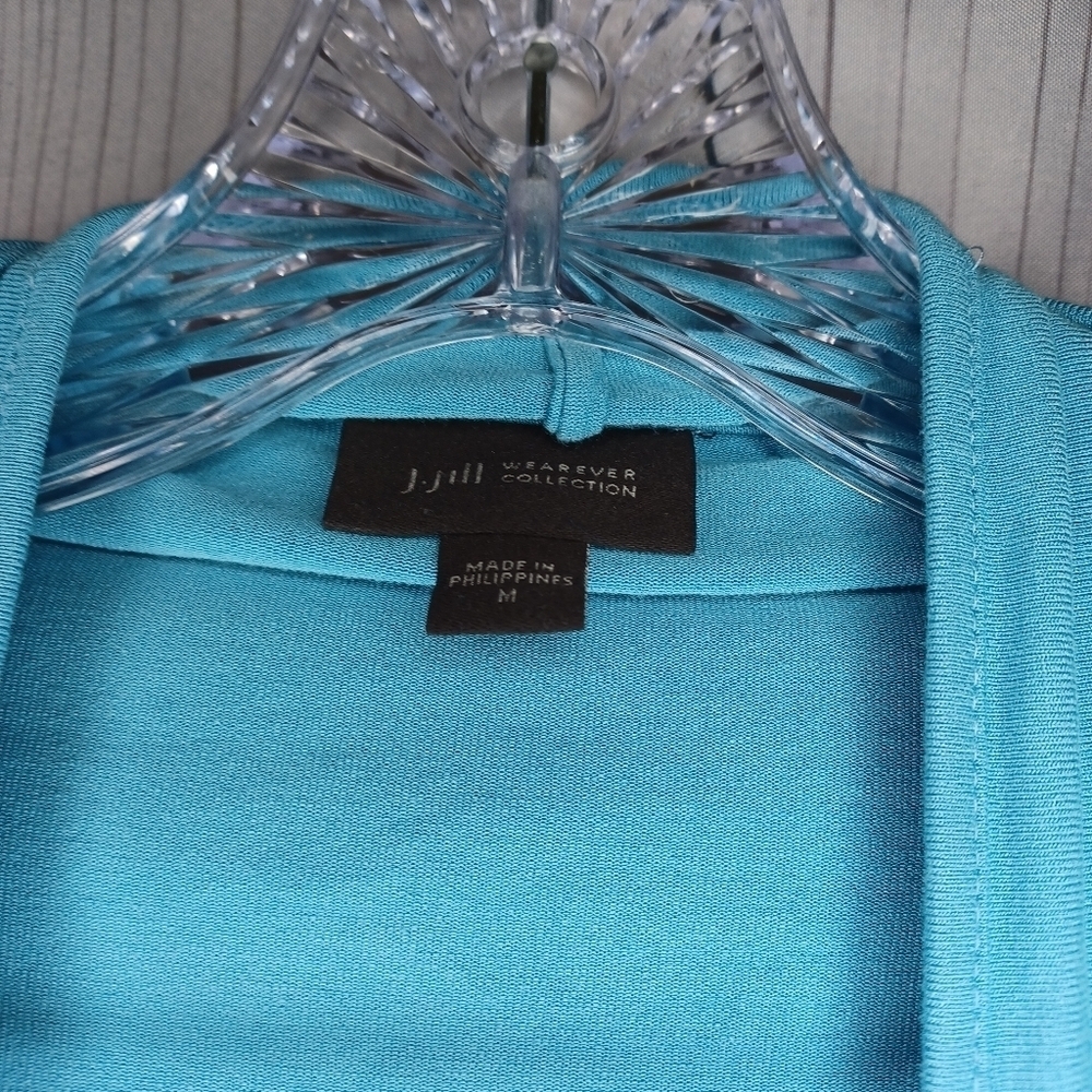 J.jill wearever collection convertible waterfall open front boho cardigan - Picture 2 of 13
